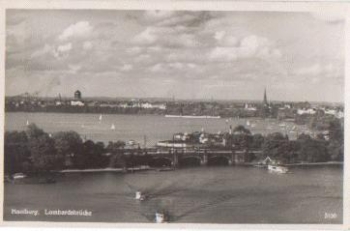 Hamburg Lombard Bridge o August 13, 1931