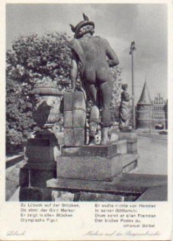 Lubeck Mercury on the Doll Bridge * approx. 1940