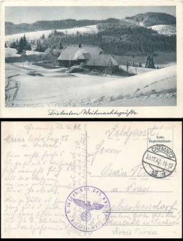 5. (Kf.)/S.Artillerie Replacement Section 50 Feldpost 2nd World War o Chemnitz 23.12.1942