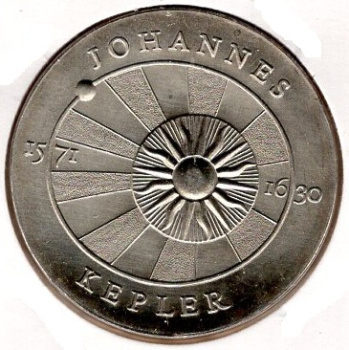 5 Mark GDR 1971 Johannes Keppler