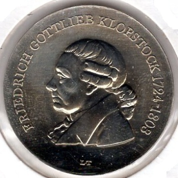 5 Mark GDR 1978 Friedrich Gottlieb Klopstock