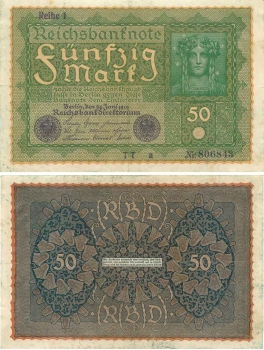 50 Mark Reichsbanknote 24. Juni 1919