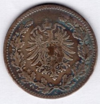 50 Pfennig 1877 C Deutsches Kaiserreich Silbermünze