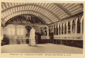 Frankfurt Main Roemer Kaisersaal before renovation * ca. 1930