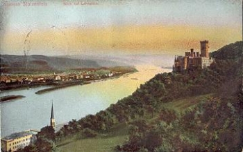 Schloss Stolzenfels Lahnstein o 17.8.1914