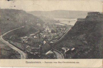 Ehrenbreitstein vom Ober-Ehrenbreitstein o 11.9.1911