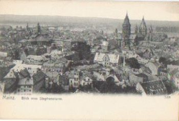 Mainz Blick vom Stephansturm * ca. 1910