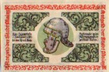 Mainz Städtenotgeld 25 Pfennige Römischer Legionärshelm 1921
