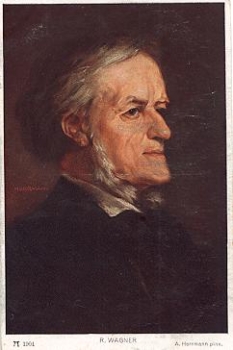 Richard Wagner artist card, * approx. 1920