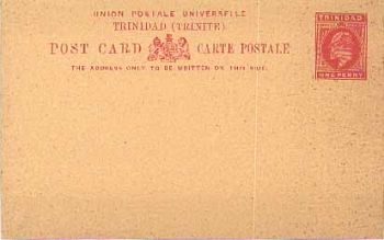 Trinidad stationery *ca. 1900