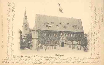Quedlinburg Rathaus o 25.06.1899