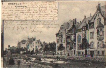 47798 Crefeld Bismarck-Platz o 5.10.1904