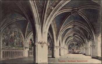 Aachen Rathaus Kaisersaal o 15.7.1916
