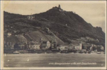 53639 Konigswinter mit Drachenfels gebr. ca. 1930