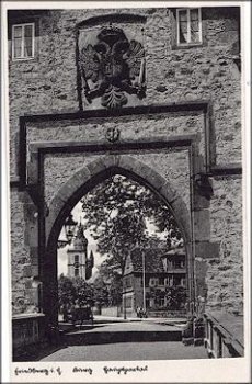 61169 Friedberg Burg Eingangsportal *ca. 1920