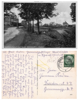 56281 Emmelshausen Hundsrueck Bahnhofswirtschaft  o 1938
