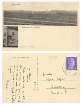 56283 Halsenbach Hundsrueck Handlung Johann Christ o .1943
