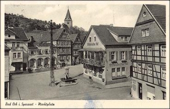 63619 Bad Orb, Marktplatz o 23.06.1950