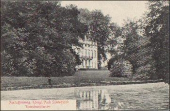 Aschaffenburg Park Schönbusch Theresienschlösschen o 4.6.1914