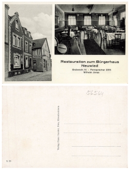 56564 Neuwied Restoration of the community center around 1930