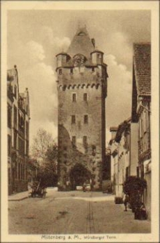 63897 Miltenberg Wuerzburger Turm * ca. 1930