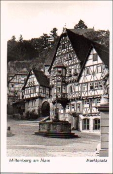 63897 Miltenberg Marktplatz *ca. 1960