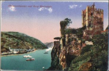 65385 Assmannshausen und Burg Rheinstein * ca. 1920