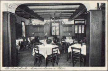 65385 Assmannshausen Alte Dorfschaenke Innenraum  o 7.2.1929