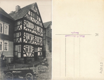 57334 Laasphe  alte Häuser * um 1910
