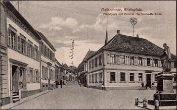 67487 Maikammer Marktplatz General Hartmann-Denkmal o 31.7.1924