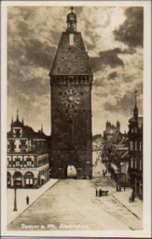 67346 Speyer Altpoertelturm * ca. 1930