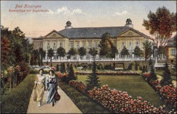 97688 Bad Kissingen Rosenanlage mit Regentenbau o ca. 1910