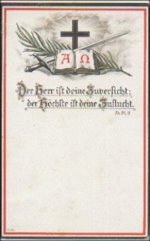 Patriotica WWI black-white-red, saying, o 1913
