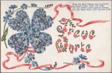 Flowers series card No. 5024 used. circa 1910