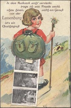 95632 Luisenburg backpack card Leporello * 1935