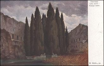 Rüdisühli M. "Totenhain" Kuenstlerkarte *ca. 1930