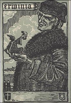 Munich Studentica Munich Kindl artist card KG o 22.11.1912