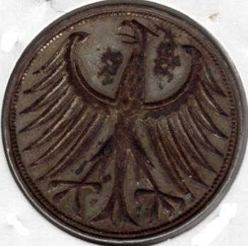 5 D-Mark 1951 G BRD