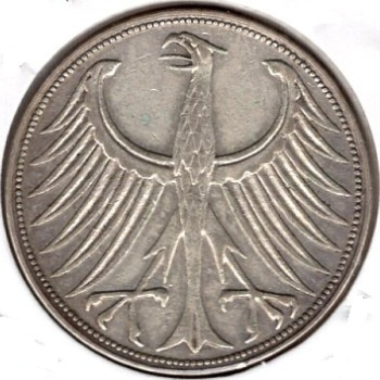 5 D-Mark 1957 G BRD
