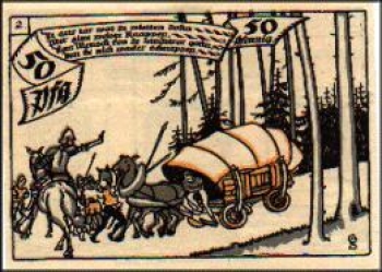 Herne city emergency money value 50 Pfennig No. 2 1921