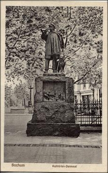 Bochumg cowherd monument gebr. 9/28/1932