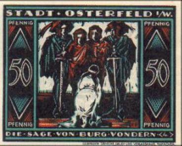 Osterfeld Städtenotgeld 50 Pfennig Nr. 4 1921