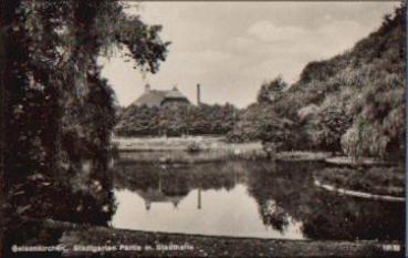 Gelsenkirchen Stadtgarten mit Stadthalle o 4.9.1929