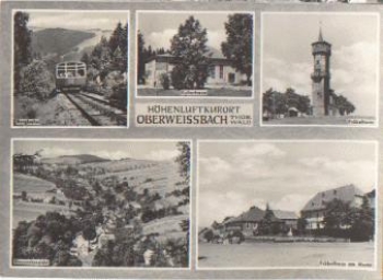 98744 Oberweissbach  Bergbahn o 14.6.1966