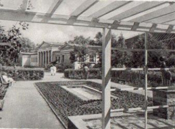 39218 Salzelmen Rosengarten mit Lindenbad * ca. 1960