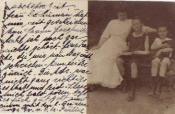 Dackel Echtfotokarte o 13.9.1911