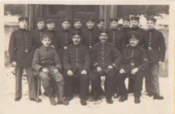 German soldiers military WW1. Group photo * around 1915
