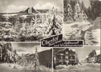98559 Oberhof Winter gebr. ca. 1970