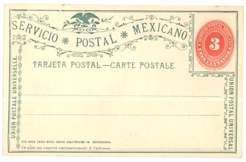 Mexico postal stationary *ca.1890