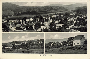 66640 Gehweiler Namborn Landpoststempel über Tuerkismuehle o 1938
